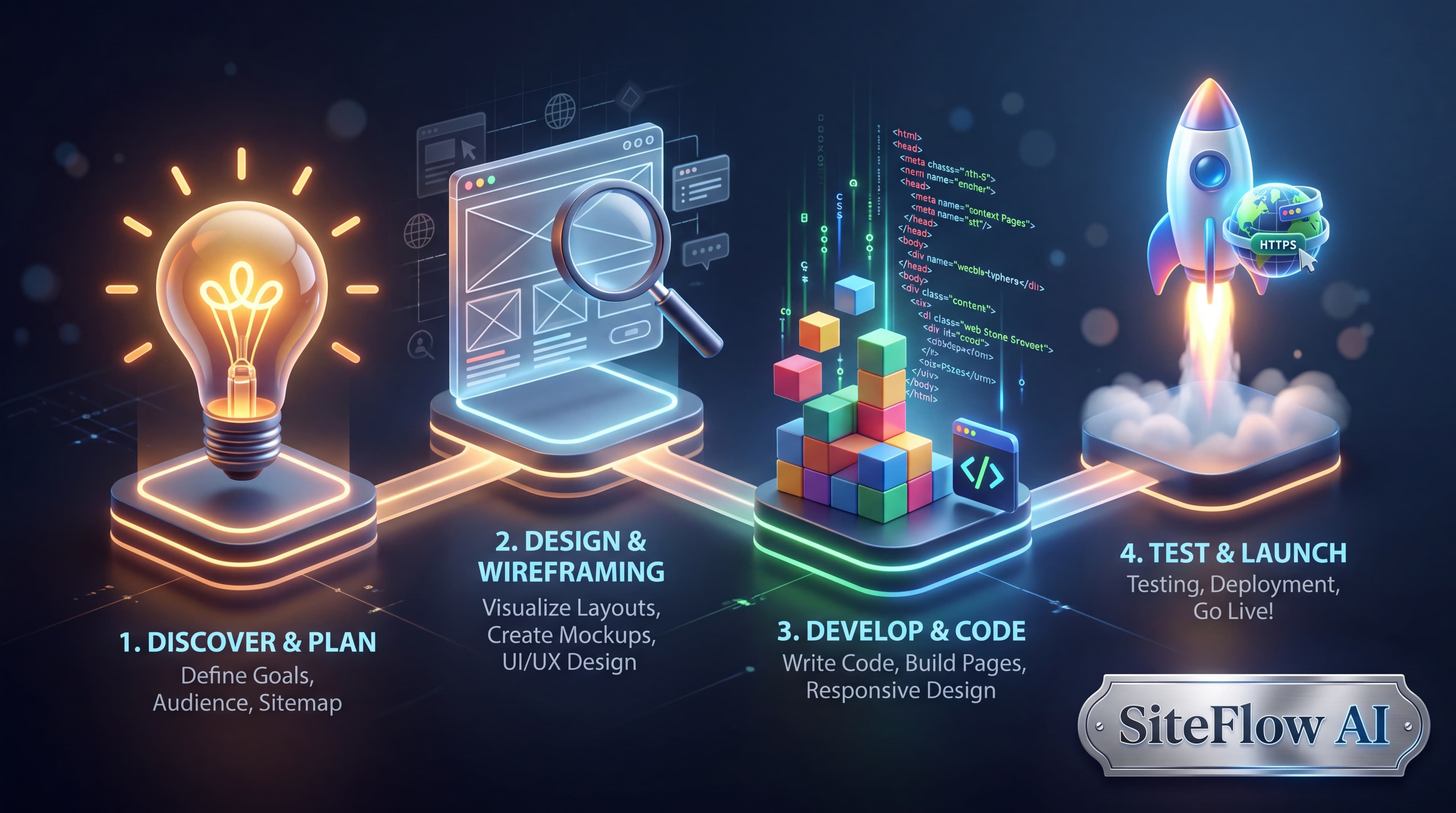 High-Ticket 3D Websites workflow