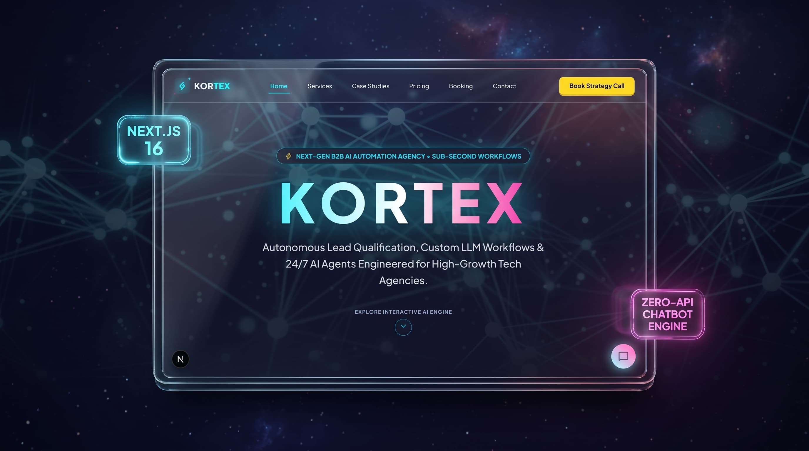 KORTEX — High-Converting AI Automation Agency Template