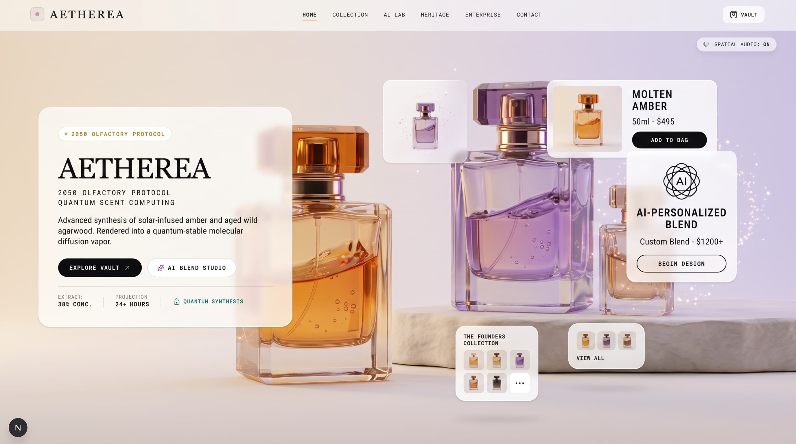 AETHEREA — Luxury Olfactory Architecture