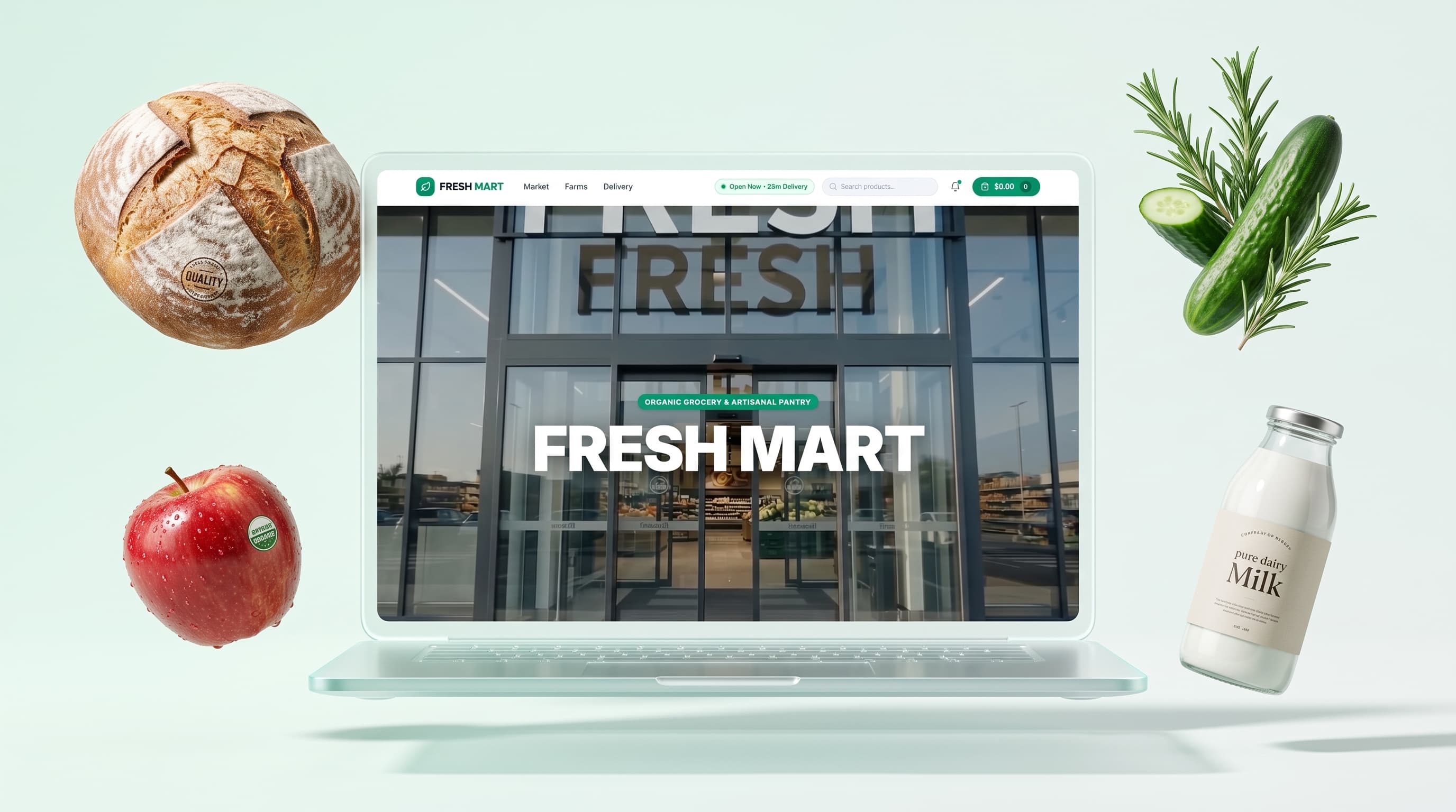 FRESH — Hyperlocal Supermart & Organic Grocery Engine