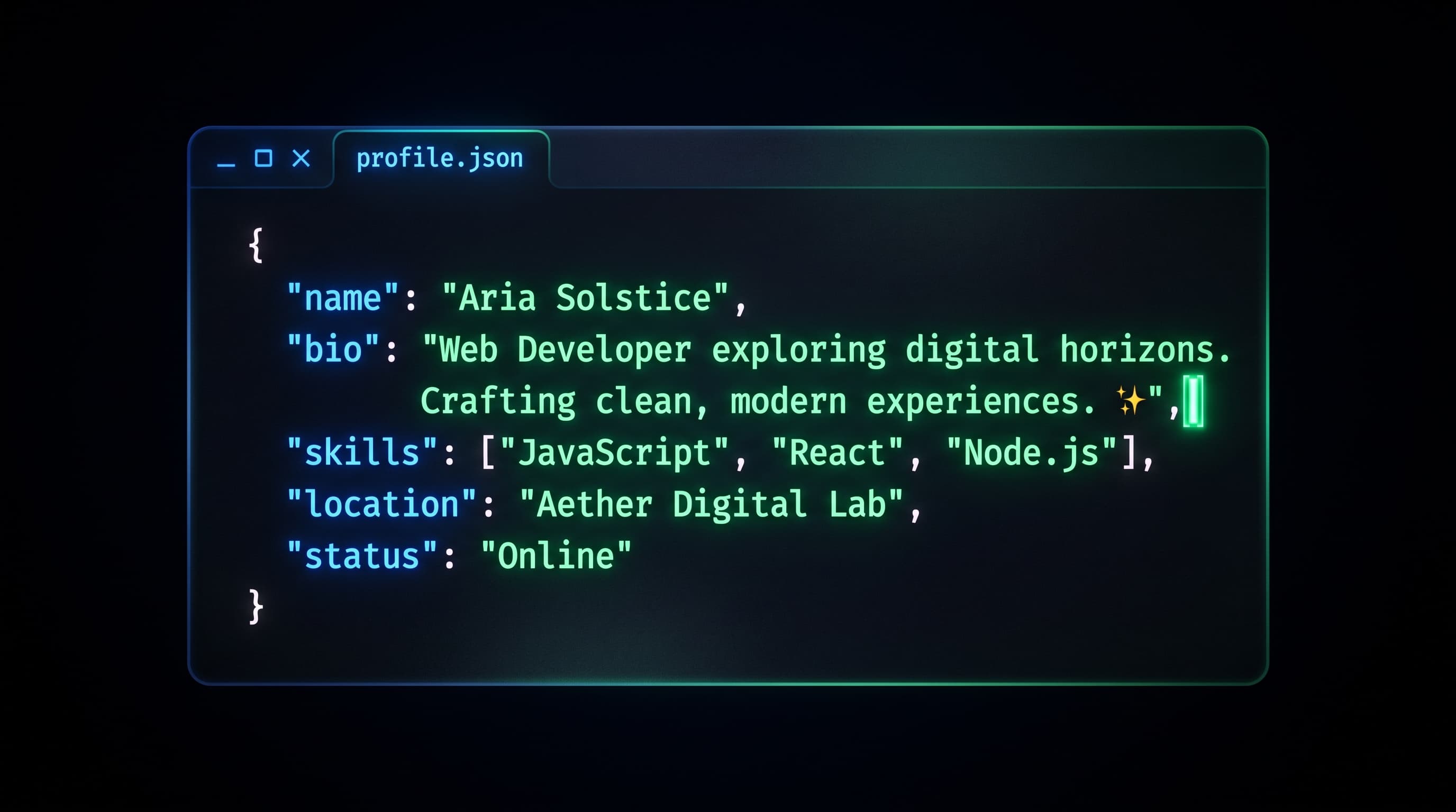 JSON Data Customization