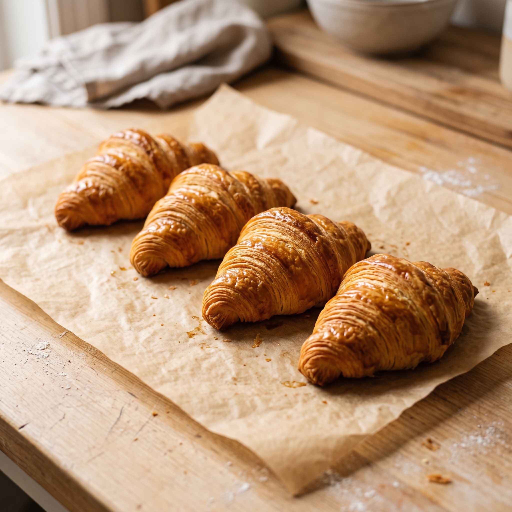 French Butter Croissants